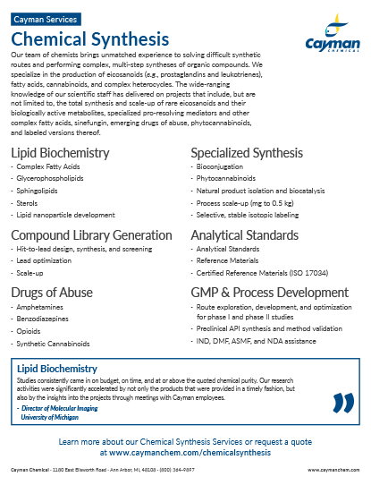 <p>​Chemical Synthesis Services<br></p>
